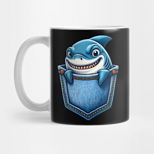 shark pocket Mug